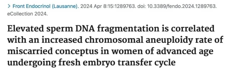 男性不育与试管婴儿移植失败之间是否存在关联？精子DNA损伤是否会影响试管婴儿胚胎发育？
